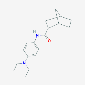 molecular formula C18H26N2O B333098 N-[4-(diethylamino)phenyl]bicyclo[2.2.1]heptane-2-carboxamide 
