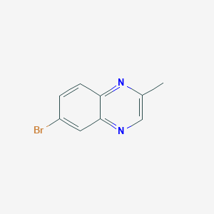 molecular formula C9H7BrN2 B3330997 6-溴-2-甲基喹喔啉 CAS No. 76982-26-8