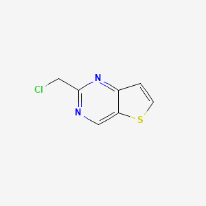 molecular formula C7H5ClN2S B3331032 2-(Chloromethyl)thieno[3,2-d]pyrimidine CAS No. 77294-17-8