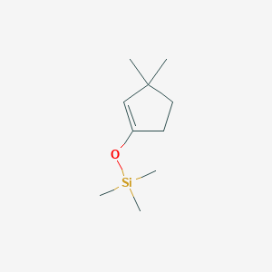 ((3,3-Dimethylcyclopent-1-en-1-yl)oxy)trimethylsilane