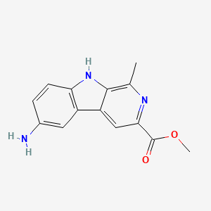 methyl 6-amino-1-methyl-9H-pyrido[3,4-b]indole-3-carboxylate