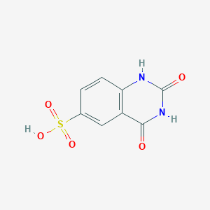 molecular formula C8H6N2O5S B3331112 2,4-Dioxo-1,2,3,4-tetrahydroquinazoline-6-sulfonic acid CAS No. 78278-04-3