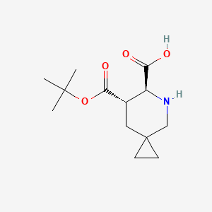 (6S,7S)-7-(tert-butoxycarbonyl)-5-azaspiro[2.5]octane-6-carboxylic acid