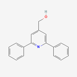 molecular formula C18H15NO B3331242 (2,6-二苯基吡啶-4-基)甲醇 CAS No. 796096-62-3