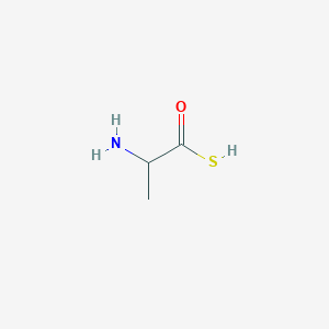 molecular formula C3H7NOS B3331259 Dl-alpha-aminothiopropionic acid CAS No. 79962-02-0