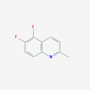molecular formula C10H7F2N B3331261 5,6-二氟-2-甲基喹啉 CAS No. 80076-50-2