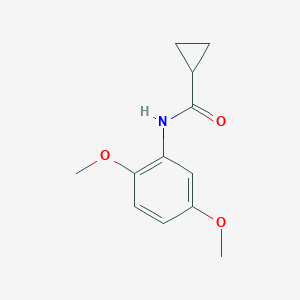 molecular formula C12H15NO3 B333127 N-(2,5-dimethoxyphenyl)cyclopropanecarboxamide 