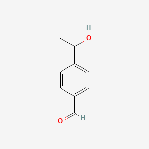 molecular formula C9H10O2 B3331304 4-(1-Hydroxyethyl)benzaldehyde CAS No. 80463-21-4