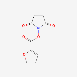 molecular formula C9H7NO5 B3331309 furan-2-carboxylic acid N-hydroxysuccinimide ester CAS No. 80751-52-6