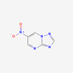 molecular formula C5H3N5O2 B3331312 6-Nitro-[1,2,4]triazolo[1,5-A]pyrimidine CAS No. 80772-98-1