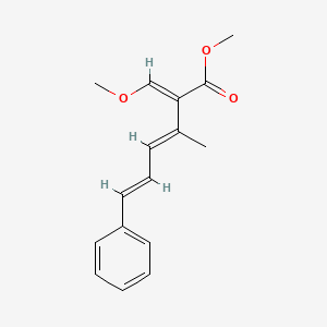 molecular formula C16H18O3 B3331350 粘菌素 CAS No. 81436-40-0