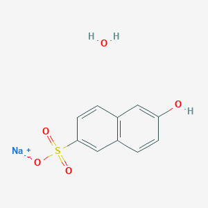 molecular formula C10H9NaO5S B3331398 Sodium 6-hydroxynaphthalene-2-sulfonate hydrate(1:1:x) CAS No. 825652-02-6