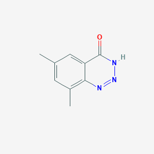 molecular formula C9H9N3O B3331413 6,8-Dimethylbenzo[d][1,2,3]triazin-4(3H)-one CAS No. 830321-64-7