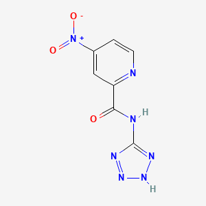 N-(5-tetrazolyl)-4-nitro-2-pyridinecarboxamide