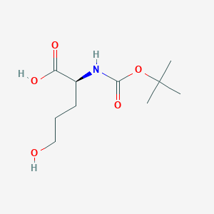 (S)-2-((tert-Butoxycarbonyl)amino)-5-hydroxypentanoic acid