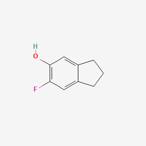 molecular formula C9H9FO B3331479 6-Fluoro-2,3-dihydro-1H-inden-5-ol CAS No. 83802-73-7