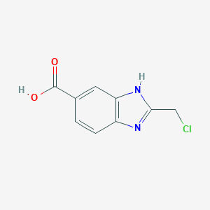 molecular formula C9H7ClN2O2 B333149 2-Chloromethyl-1H-benzoimidazole-5-carboxylic acid 