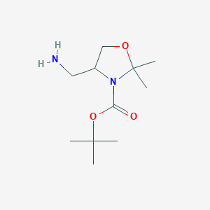 Tert-butyl 4-(aminomethyl)-2,2-dimethyloxazolidine-3-carboxylate