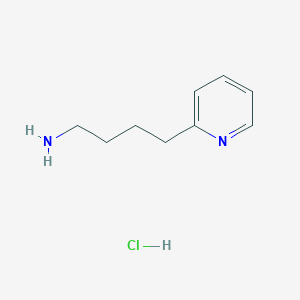 molecular formula C9H15ClN2 B3331518 4-Pyridin-2-ylbutan-1-amine;hydrochloride CAS No. 84359-13-7