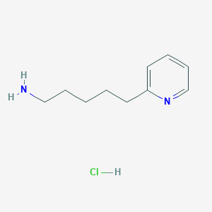 5-Pyridin-2-ylpentan-1-amine;hydrochloride