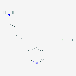 5-Pyridin-3-ylpentan-1-amine;hydrochloride