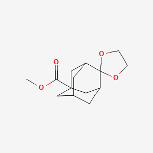 B3331553 1-methoxycarbonyl-adamantan-4-one Ethylene Ketal CAS No. 84454-62-6