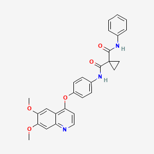molecular formula C28H25N3O5 B3331620 Unii-Z9fjk9S9XX CAS No. 849221-94-9