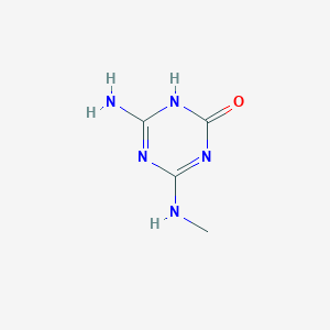 4-Amino-2-hydroxy-6-(methylamino)-1,3,5-triazine