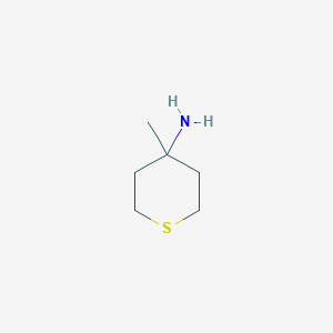 molecular formula C6H13NS B3331653 4-Methyltetrahydro-2H-thiopyran-4-amine CAS No. 851510-68-4