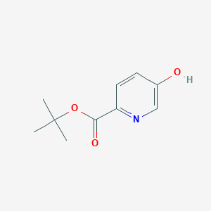 molecular formula C10H13NO3 B3331709 tert-Butyl 5-hydroxypyridine-2-carboxylate CAS No. 854607-40-2