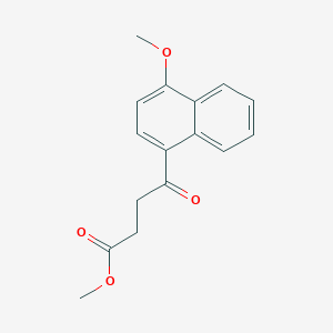 molecular formula C16H16O4 B3331710 Methyl 4-(4-methoxynaphthalen-1-yl)-4-oxobutanoate CAS No. 854678-16-3