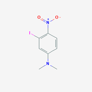 molecular formula C8H9IN2O2 B3331772 3-Iodo-4-nitro-N,N-dimethylaniline CAS No. 857592-59-7