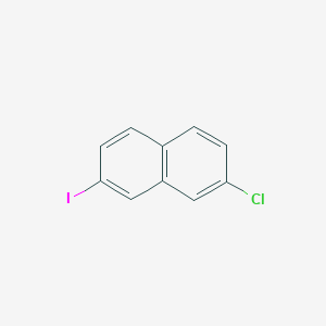 molecular formula C10H6ClI B3331780 2-Chloro-7-iodonaphthalene CAS No. 858024-77-8