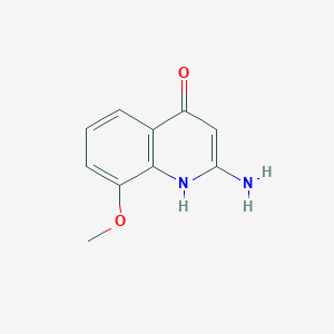 molecular formula C10H10N2O2 B3331807 2-Amino-4-hydroxy-8-methoxyquinoline CAS No. 858477-58-4