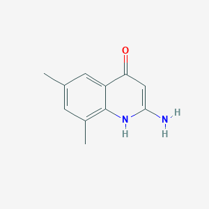 2-Amino-4-hydroxy-6,8-dimethylquinoline