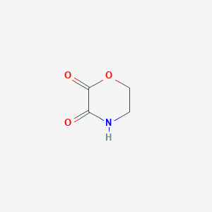molecular formula C4H5NO3 B3331894 Morpholine-2,3-dione CAS No. 86310-85-2