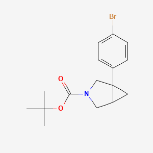 Tert-butyl 1-(4-bromophenyl)-3-azabicyclo[3.1.0]hexane-3-carboxylate