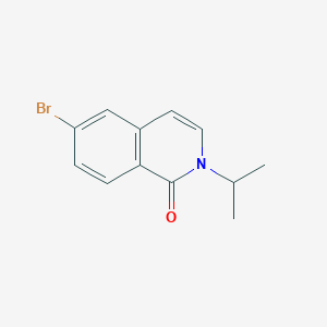 molecular formula C12H12BrNO B3331941 6-bromo-2-isopropylisoquinolin-1(2H)-one CAS No. 864867-02-7