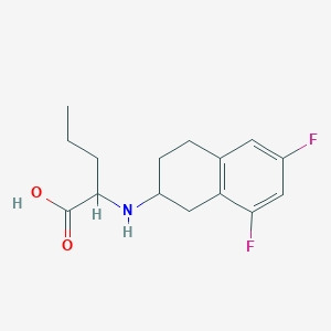 L-Norvaline, N-[(2R)-6,8-difluoro-1,2,3,4-tetrahydro-2-naphthalenyl]-