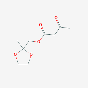 (2-Methyl-1,3-dioxolan-2-yl)methyl 3-oxobutanoate