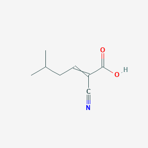 2-Cyano-5-methylhex-2-enoic acid