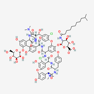 molecular formula C89H102Cl2N10O28 B3332097 Dalbavancin B2 CAS No. 871132-03-5