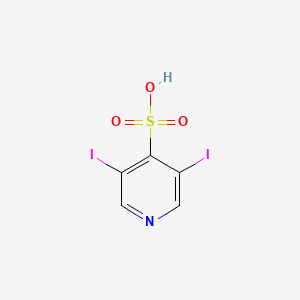 molecular formula C5H3I2NO3S B3332104 3,5-Diiodoyridine-4-sulfonic acid CAS No. 871875-87-5
