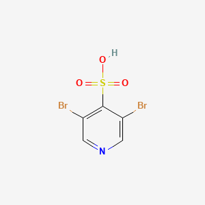 molecular formula C5H3Br2NO3S B3332126 3,5-Dibromoyridine-4-sulfonic acid CAS No. 872273-27-3