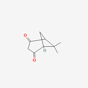 molecular formula C9H12O2 B3332133 6,6-二甲基双环[3.1.1]庚烷-2,4-二酮 CAS No. 872278-48-3