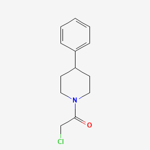 molecular formula C13H16ClNO B3332153 1-(Chloroacetyl)-4-phenylpiperidine CAS No. 87358-96-1