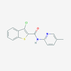 3-chloro-N-(5-methylpyridin-2-yl)-1-benzothiophene-2-carboxamide