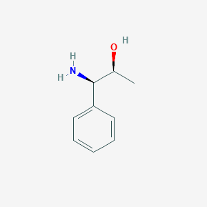 molecular formula C9H13NO B3332253 (1R,2S)-1-amino-1-phenylpropan-2-ol CAS No. 88082-68-2