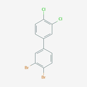 molecular formula C12H6Br2Cl2 B3332255 3,4-Dibromo-3',4'-dichloro-1,1'-biphenyl CAS No. 88194-42-7