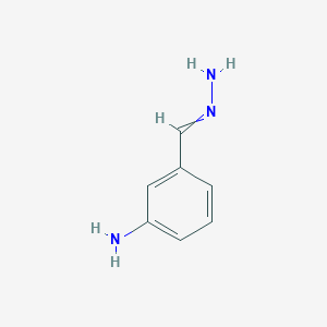 molecular formula C7H9N3 B3332271 3-(Hydrazinylidenemethyl)aniline CAS No. 88237-24-5
